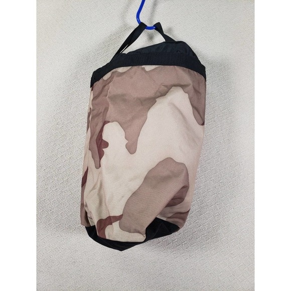 Metolius Bucket Bag Large Brown Nylon Camouflages Top Handle Zip Around - Picture 3 of 9